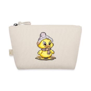 Canard mignon avec écharpe et chapeau à pompon. - Trousse biologique - nature - Devant