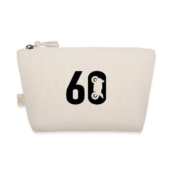 60 Biker Motorcycle 60 - Organic Pouch - nature - Front