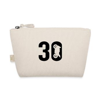 30 Biker Motorcycle 30 - Organic Pouch - nature - Front