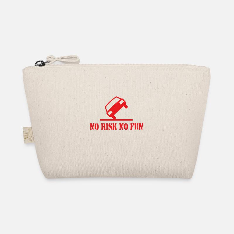 No Risk No Fun Funny Gift Car Tuning Organic Pouch