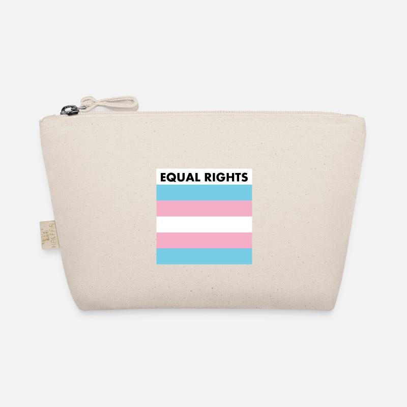 Equal rights - transgender flag - trans pride Organic Pouch