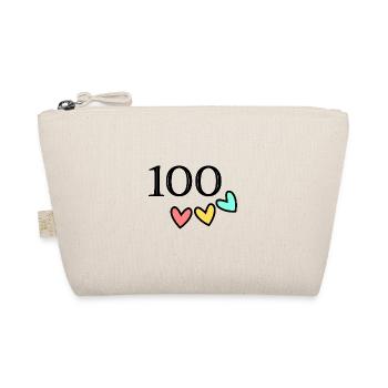 100. 100 ANS. 100e ANNIVERSAIRE. ANNIVERSAIRE 100 - Trousse biologique - nature - Devant