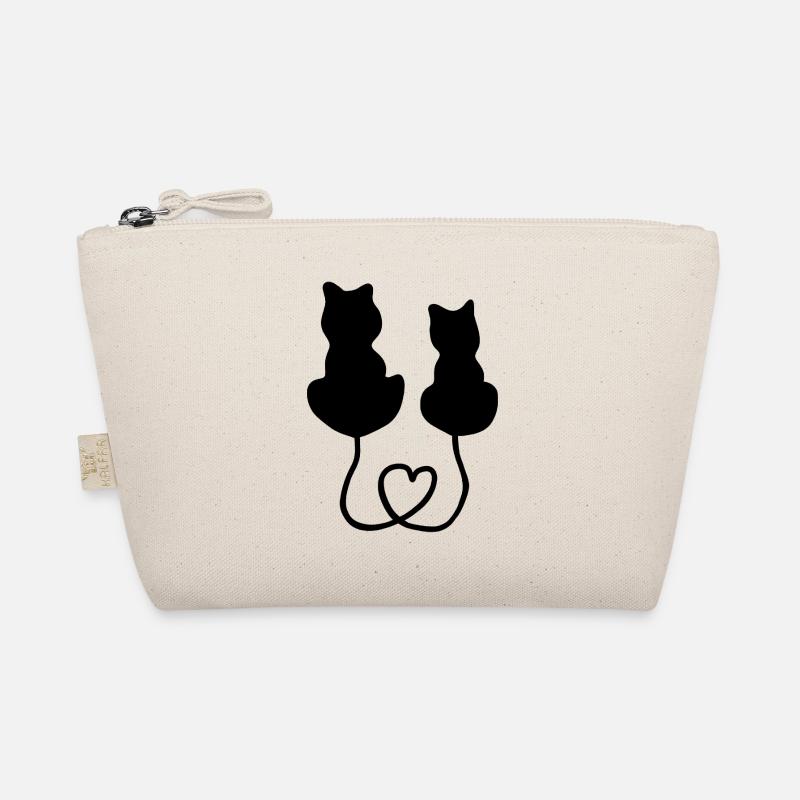 Cat Heart Love Organic Pouch