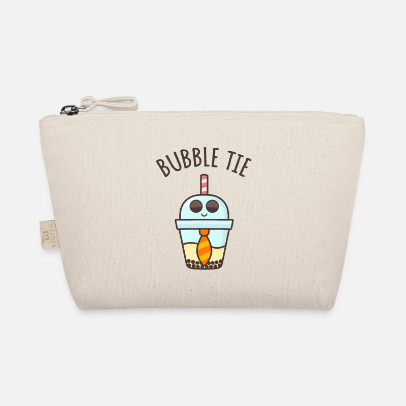 Bubble Tie, Bubble Tea + Tie Pun Organic Pouch