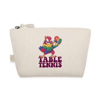 Ping Pong Parrot Outfit Table Tennis Bird - Organic Pouch - nature - Front
