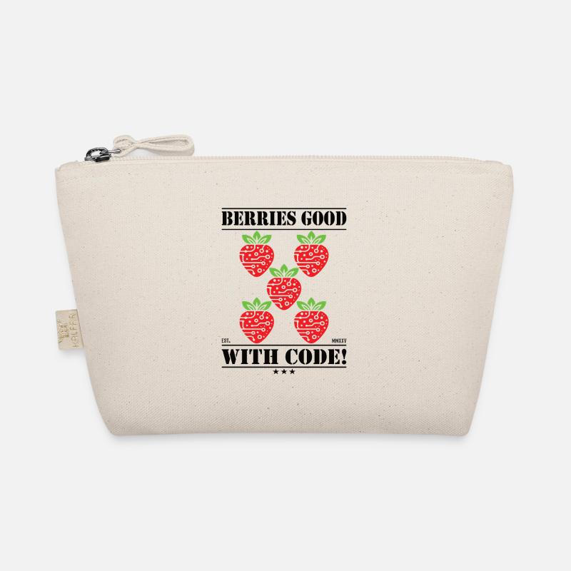 Berries Good with Code – Erdbeer & Programmieren Bio-Täschchen
