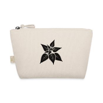simple nettle design – wild & healing - Organic Pouch - nature - Front