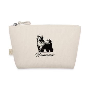 Fluffy Havanese – Small and charming - Organic Pouch - nature - Front