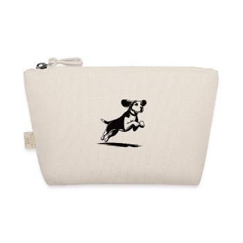 Süßes Beagle Design – Für echte Hundefans - Bio-Täschchen - Natur - Vorne