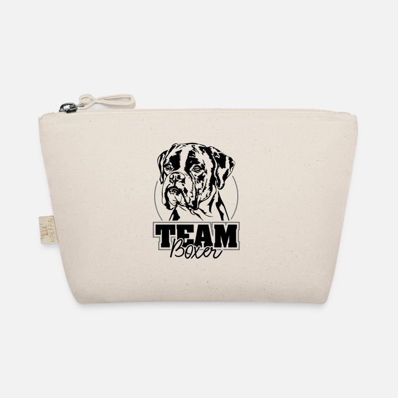 TEAM BOXER Hunde Hund Wilsigns IGP Hundesport - Bio-Täschchen - Natur