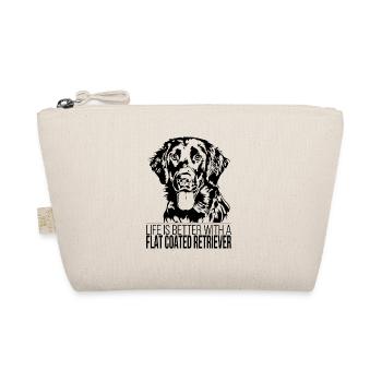 FLAT COATED RETRIEVER LIFE IS Better Chien Wilsigns - Trousse biologique - nature - Devant