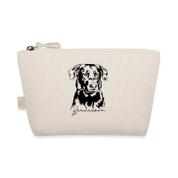 BEAUCERON Dog Portrait Dog Dog Wilsigns - Organic Pouch - nature - Front