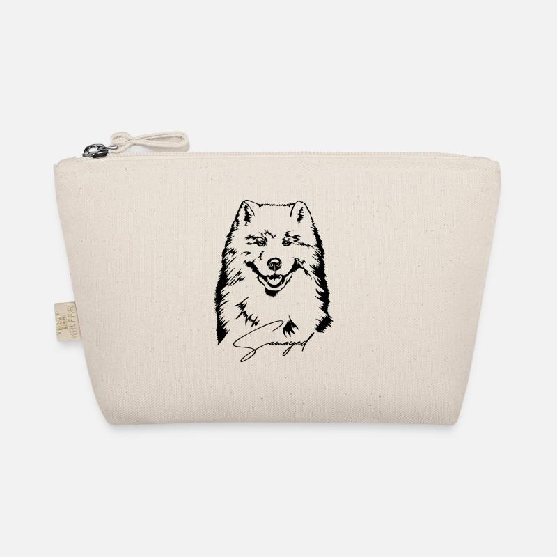 Samoyed Portrait Hund Hunde Wilsigns Bio-Täschchen