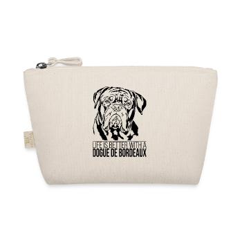 La vie de Dogue de Bordeaux est meilleure Dicton de Wilsign - Trousse biologique - nature - Devant