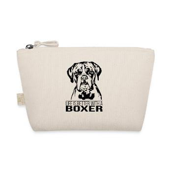 La vie de boxeur est meilleure Chien Disant Chien Wilsigns - Trousse biologique - nature - Devant