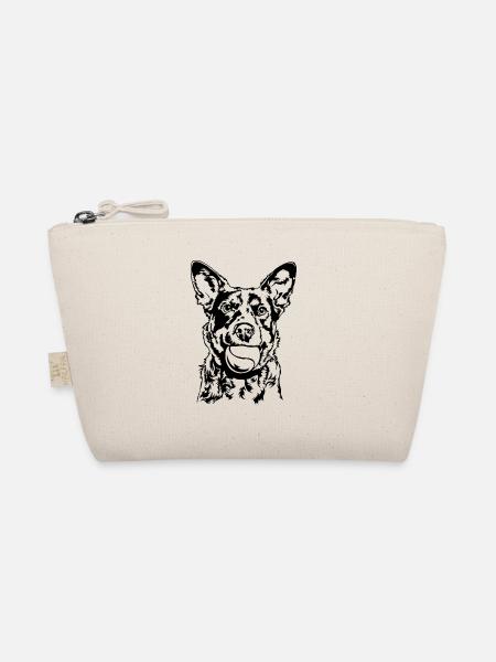 Cattle Dog Ball Balljunkie Dogs Wilsigns - Organic Pouch - nature - Front