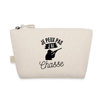 Je peux pas j'ai chasse - tshirt pour homme - Trousse biologique - nature - Devant