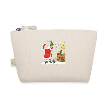 Santa Claus with bag of Christmas Gifts. - Trousse biologique - nature - Devant
