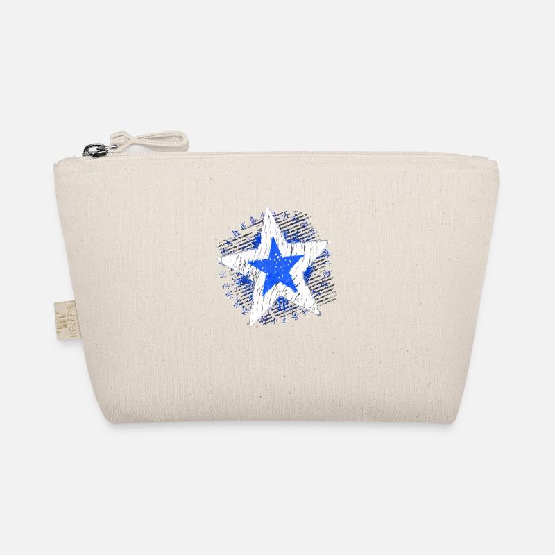 Big Star (White / Blue) Organic Pouch