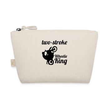 2 stroke Wheelie King - Bio-Täschchen - Natur - Vorne
