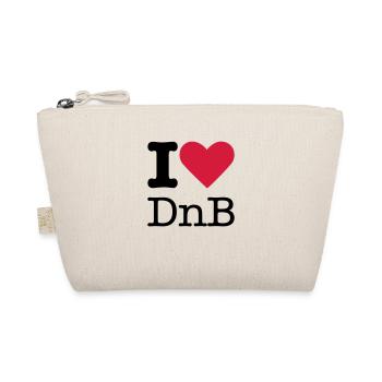 I Love DnB - Bio-Täschchen - Natur - Vorne