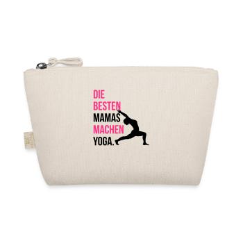Die besten Mamas machen Yoga - Bio-Täschchen - Natur - Vorne