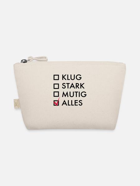 mutig - Bio-Täschchen - Natur - Vorne