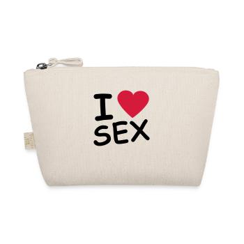i_love_sex_2c - Bio-Täschchen - Natur - Vorne