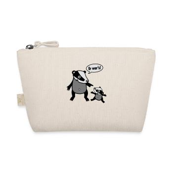 Badger - Big Brother - Little Brother - Organic Pouch - nature - Front