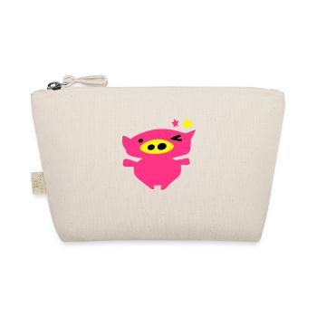 cute_pink_piggy_face_vec10_c3 - Trousse biologique - nature - Devant