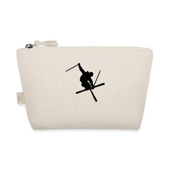 Freestyle Skier - Bio-Täschchen - Natur - Vorne