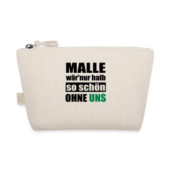 Malle Mallorca lustiger Gruppen Spruch - Bio-Täschchen - Natur - Vorne