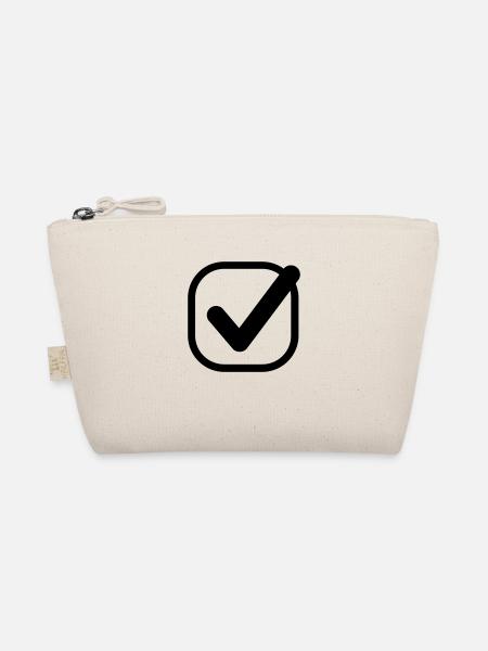 checkmark - Bio-Täschchen - Natur - Vorne