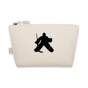 hockey goalie - Organic Pouch - nature - Front