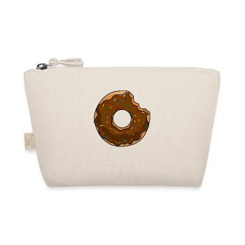 Donut mit Biss Schokolade - Bio-Täschchen - Natur - Vorne