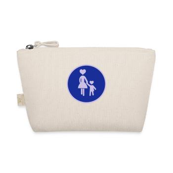 Trafic signe piétonne femme avec enfant 2C. - Trousse biologique - nature - Devant
