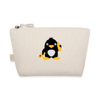 Fish And Beer Penguin - Bio-Täschchen - Natur - Vorne