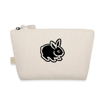 Cute Bunny Rabbit 08 - Organic Pouch - nature - Front
