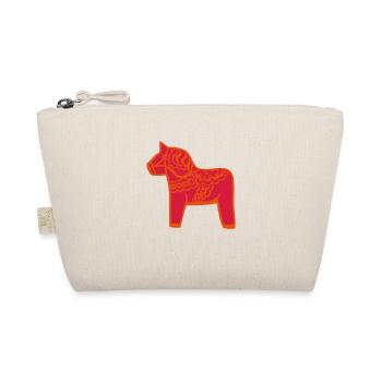 dala horse Dalecarlian Horse Dalahast Sweden - Organic Pouch - nature - Front