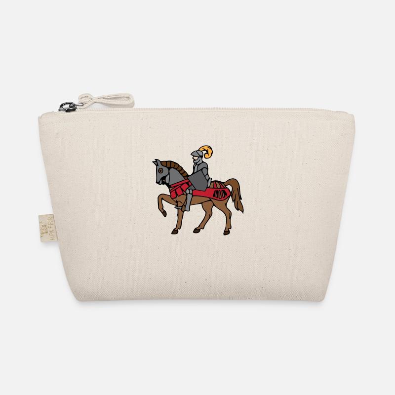 Ritter mit Pferd 3 622 Bio-Täschchen