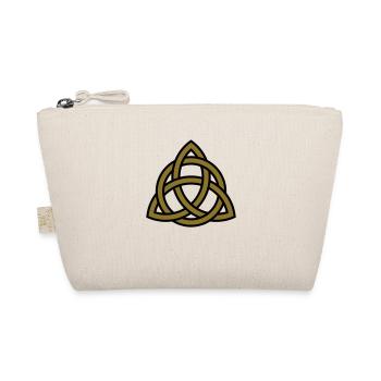 Triquetra noeud celtique triangle cercle trinité - Trousse biologique - nature - Devant