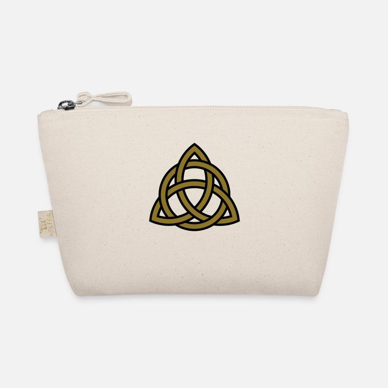 Celtic Knot Triquetra Patricks Day Triangle Circle Organic Pouch