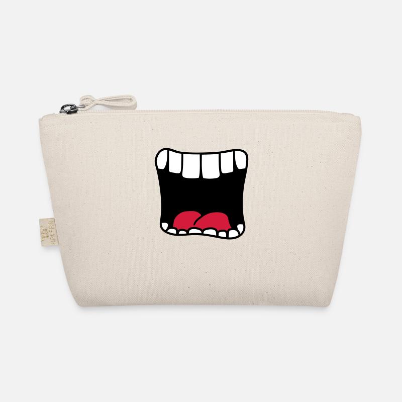 bouche hurlant grosse bouche bruellen dessin animé comique - Trousse biologique - nature