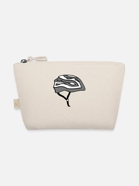 bike helmet bike helmet driver driver bike ride - Organic Pouch - nature - Front