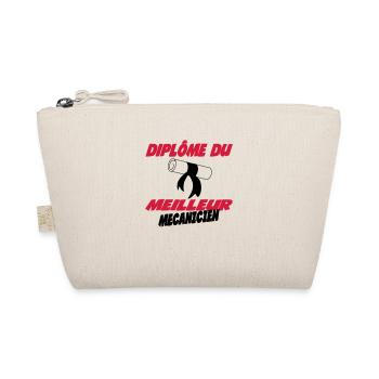 Diplôme du meilleur mecanicien - Organic Pouch - nature - Front