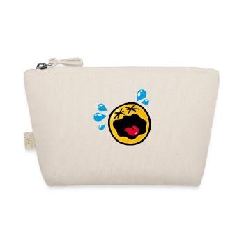 Smiley Sadness Hysteria - Bio-Täschchen - Natur - Vorne