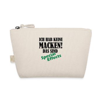 keine_macken_02 - Bio-Täschchen - Natur - Vorne