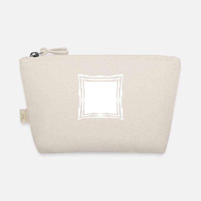 border many lines frame square square ecki Organic Pouch