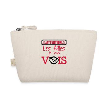 attention fille vois - Trousse biologique - nature - Devant