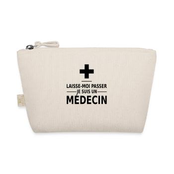 laisse-moi passer je suis un médecin - Organic Pouch - nature - Front